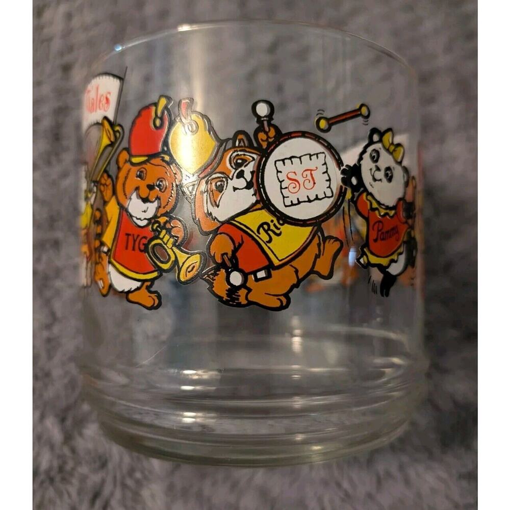 Vintage 1982 Shirt Tales Cartoon Character Glass Candy Bowl Dish Hallmark Cards - Picture 1 of 6